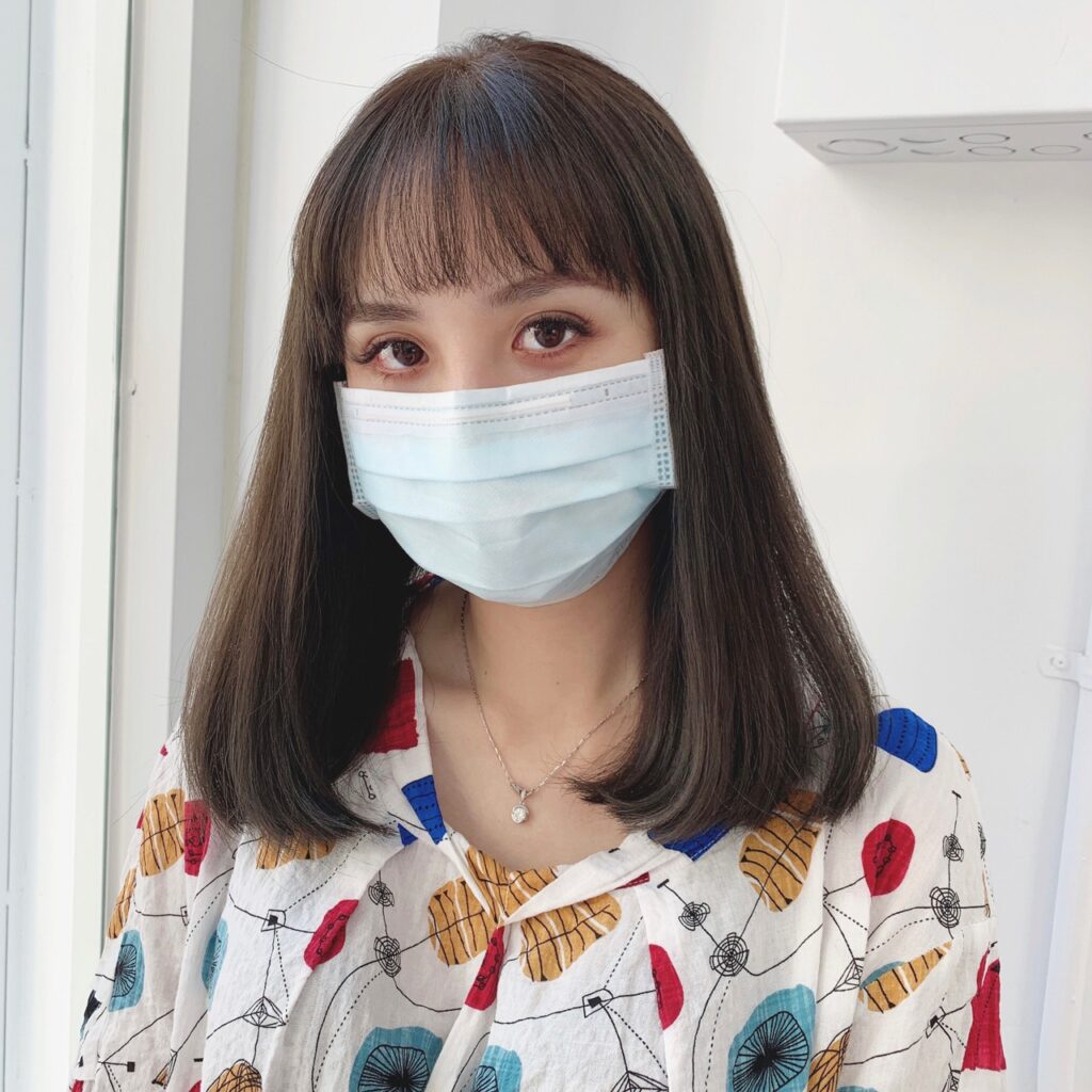 空靈系女神養成術!日本女孩髮型瀏海首選「空氣瀏海」 1 YUNI空氣劉海示範