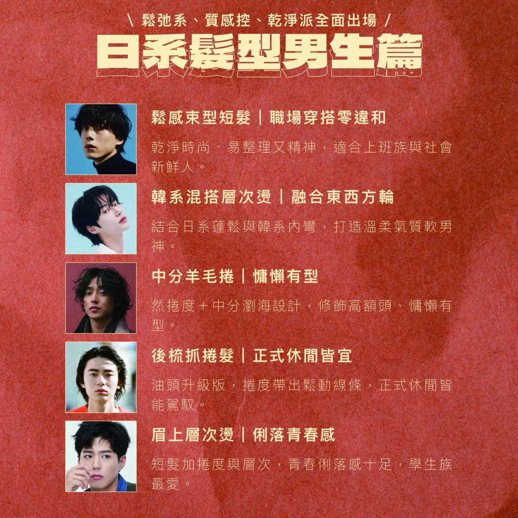 2025日系髮型流行全攻略:讓你掌握最日系的時尚髮潮 4 2025日系髮型 男生篇